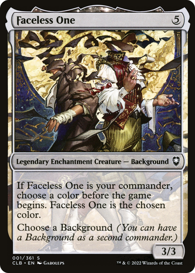 Faceless One (CLB-001) [Commander Legends: Battle for Baldur's Gate] MTG Single Wizards of the Coast
