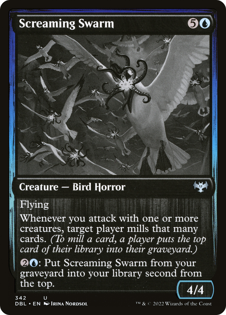 Screaming Swarm (DBL-342) [Innistrad: Double Feature] MTG Single Wizards of the Coast