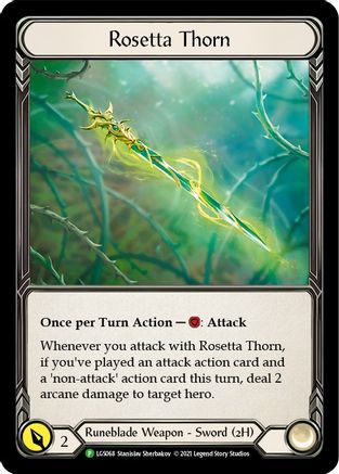 Rosetta Thorn [LGS068] (Promo)  Cold Foil Flesh And Blood Single Flesh And Blood   