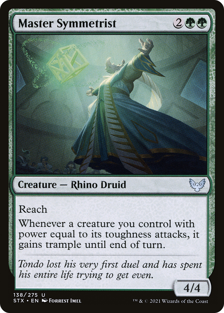 Master Symmetrist (STX-138) [Strixhaven: School of Mages] Foil MTG Single Wizards of the Coast