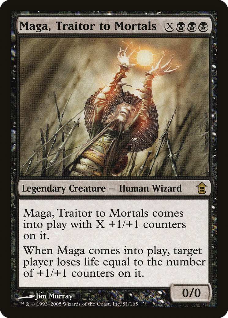 Maga, Traitor to Mortals (SOK-081) [Saviors of Kamigawa] MTG Single Wizards of the Coast