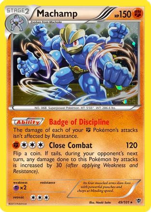 Machamp - 49/101 (Cosmos Holo) () Holofoil [Misc: Blister Exclusives] Pokemon Single Pokémon