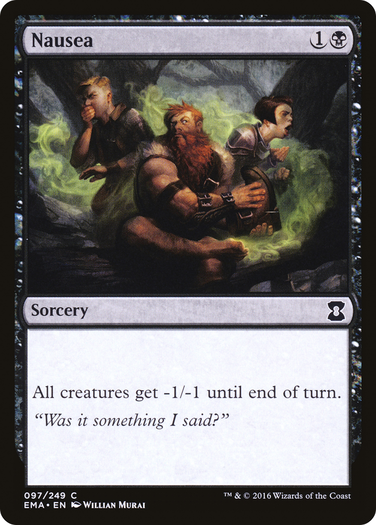 Nausea (EMA-097) [Eternal Masters] MTG Single Wizards of the Coast