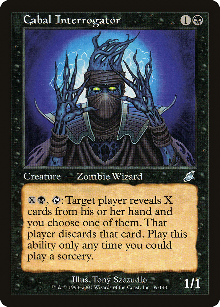 Cabal Interrogator (SCG-057) [Scourge] Foil MTG Single Wizards of the Coast