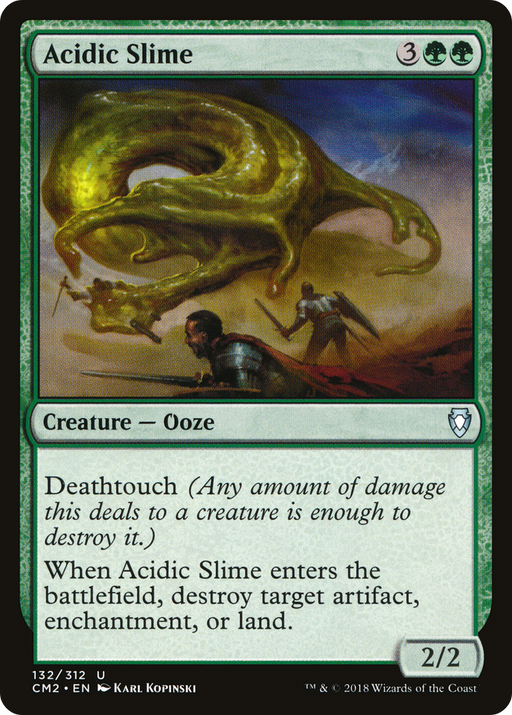 Acidic Slime (CM2-132) [Commander Anthology Volume II] MTG Single Wizards of the Coast