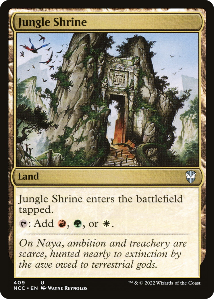 Jungle Shrine (NCC-409) [New Capenna Commander] MTG Single Wizards of the Coast