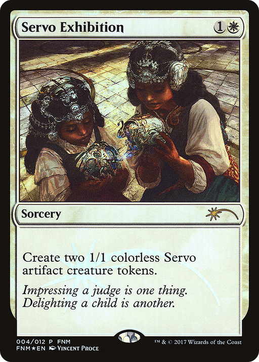 Servo Exhibition (FNM-004) [Misc] Friday Night Magic 2017 Foil MTG Single Wizards of the Coast