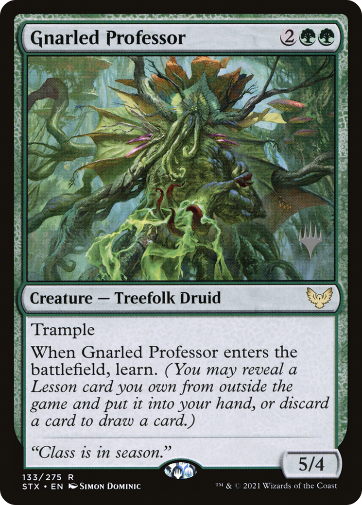 Gnarled Professor (PPSTX-133P) [Strixhaven: School of Mages Promos] MTG Single Wizards of the Coast