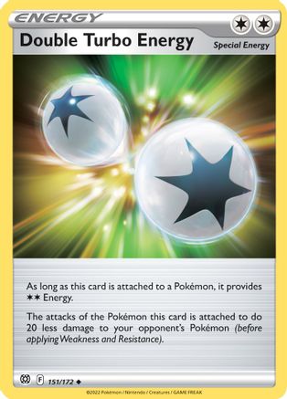 Double Turbo Energy (151/172) Reverse Holofoil [SWSH: Brilliant Stars] Pokemon Single Pokémon
