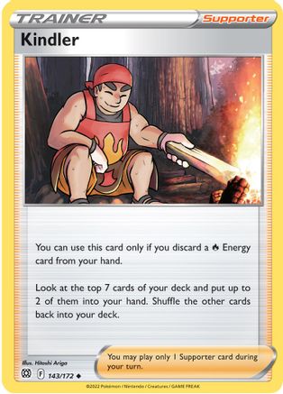 Kindler (143/172) Reverse Holofoil [SWSH: Brilliant Stars] Pokemon Single Pokémon