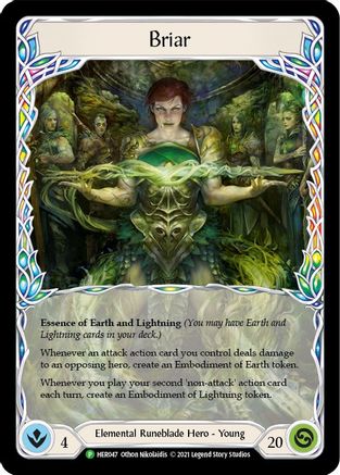 Briar [HER047] (Promo)  Cold Foil Flesh And Blood Single Flesh And Blood   