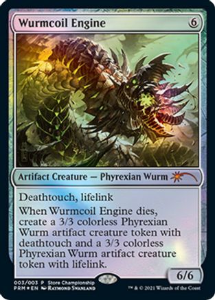 Wurmcoil Engine (GAME-003) [Misc] Game Day & Store Championship Promos Foil MTG Single Wizards of the Coast