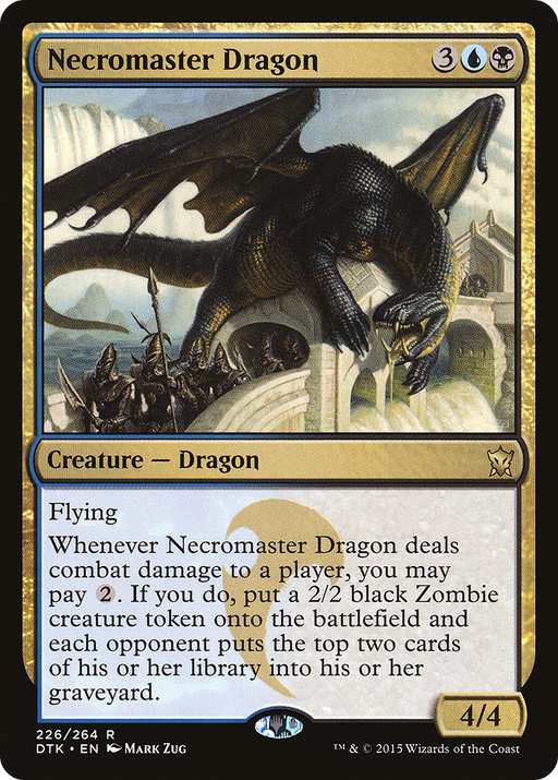 Necromaster Dragon (DTK-226) [Dragons of Tarkir] MTG Single Wizards of the Coast