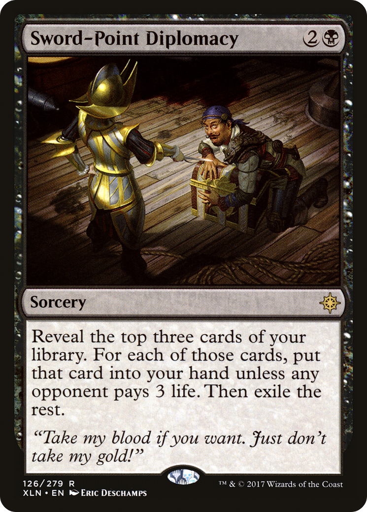 Sword-Point Diplomacy (XLN-126) [Ixalan] MTG Single Wizards of the Coast