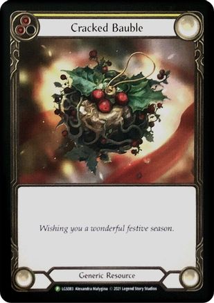 Cracked Bauble (Holiday 2021) [LGS083] (Promo)  Cold Foil Flesh And Blood Single Flesh And Blood   