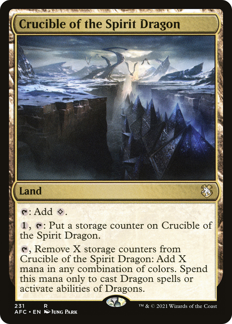 Crucible of the Spirit Dragon (AFC-231) [Forgotten Realms Commander] MTG Single Wizards of the Coast