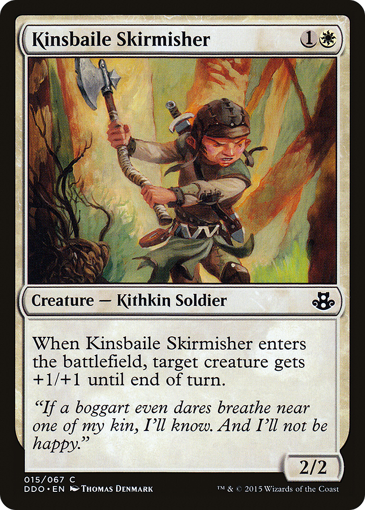 Kinsbaile Skirmisher (DDO-015) [Misc] Duel Decks: Elspeth vs. Kiora MTG Single Wizards of the Coast