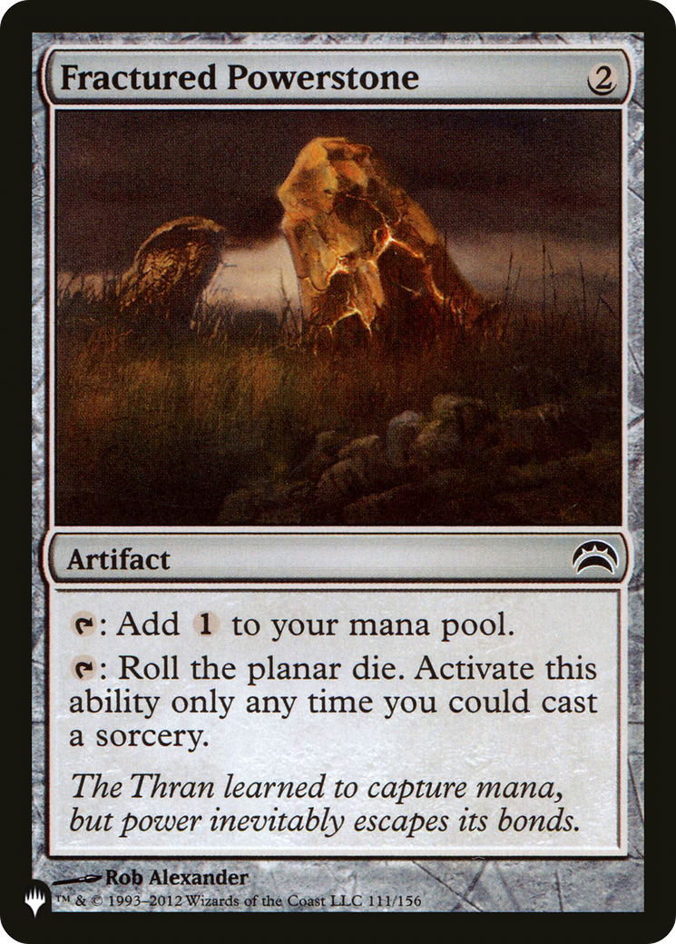 Fractured Powerstone (LIST-PC2-111) [Mystery Booster] The List MTG Single Wizards of the Coast