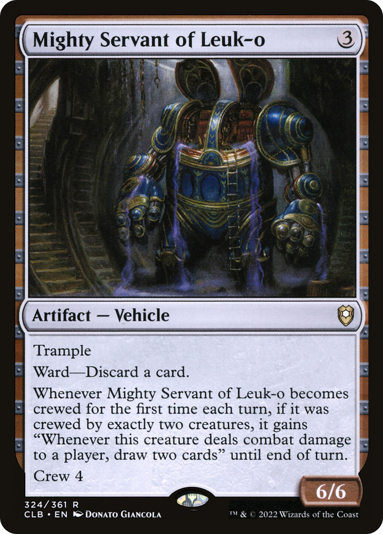 Mighty Servant of Leuk-o (CLB-324) [Commander Legends: Battle for Baldur's Gate] MTG Single Wizards of the Coast