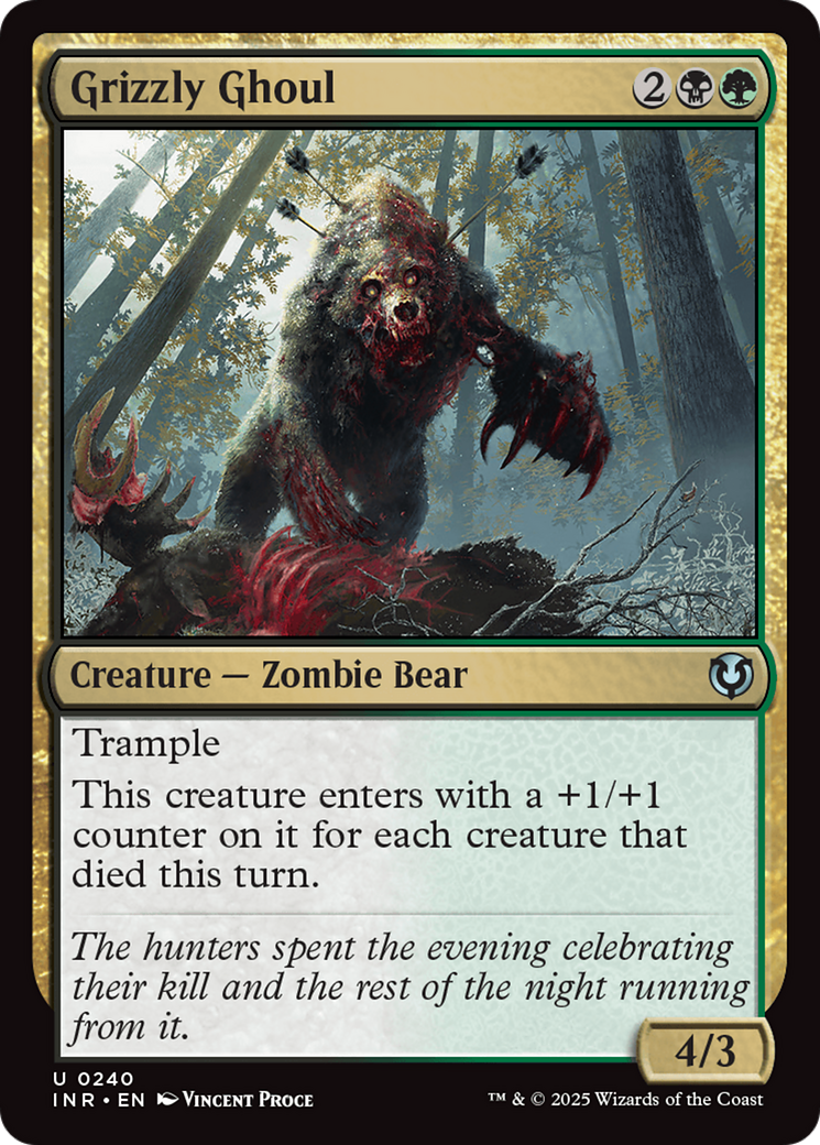 Grizzly Ghoul (INR-240) [Innistrad Remastered] MTG Single Wizards of the Coast