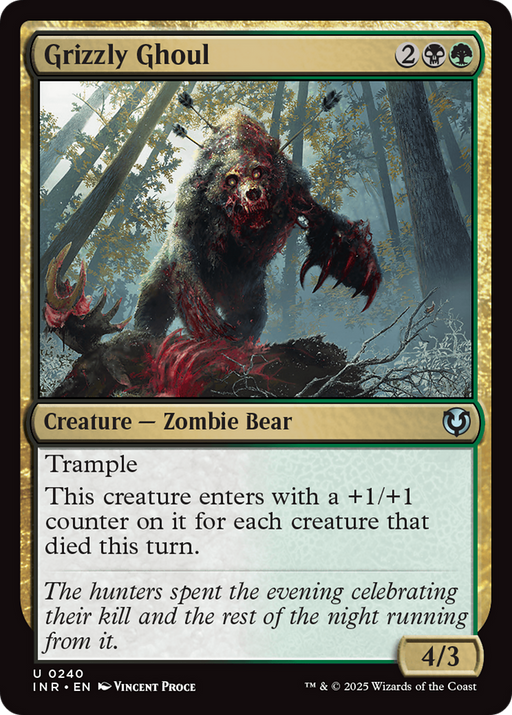 Grizzly Ghoul (INR-240) [Innistrad Remastered] MTG Single Wizards of the Coast