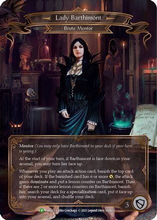 Lady Barthimont [FAB045] (Promo)  Rainbow Foil Flesh And Blood Single Flesh And Blood   