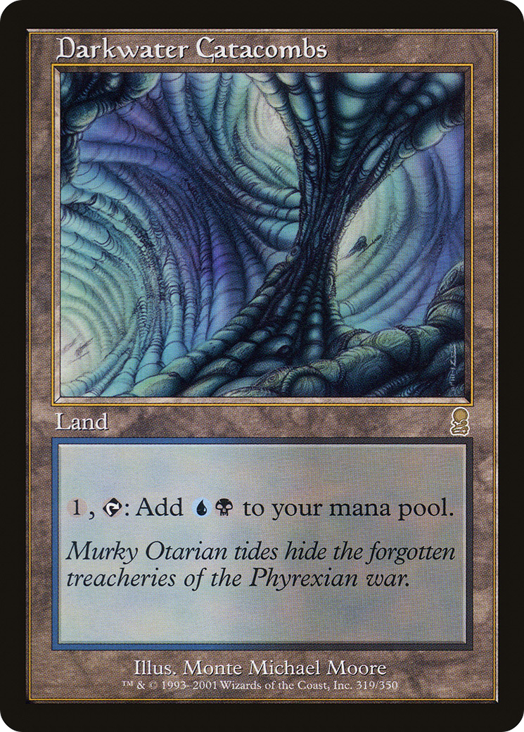 Darkwater Catacombs (ODY-319) [Odyssey] Foil MTG Single Wizards of the Coast