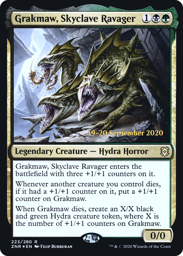 Grakmaw, Skyclave Ravager (PRE-223) [Zendikar Rising Promos] Foil MTG Single Wizards of the Coast