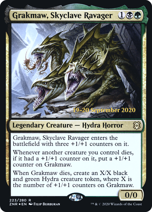 Grakmaw, Skyclave Ravager (PRE-223) [Zendikar Rising Promos] Foil MTG Single Wizards of the Coast