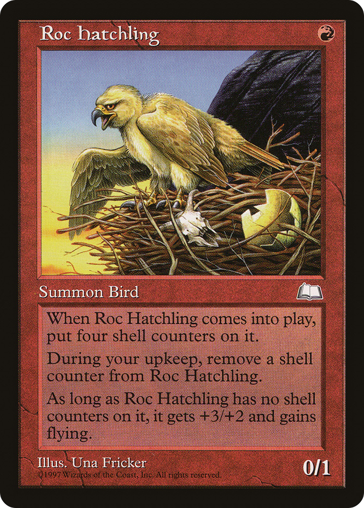 Roc Hatchling (WTH-) [Weatherlight] MTG Single Wizards of the Coast