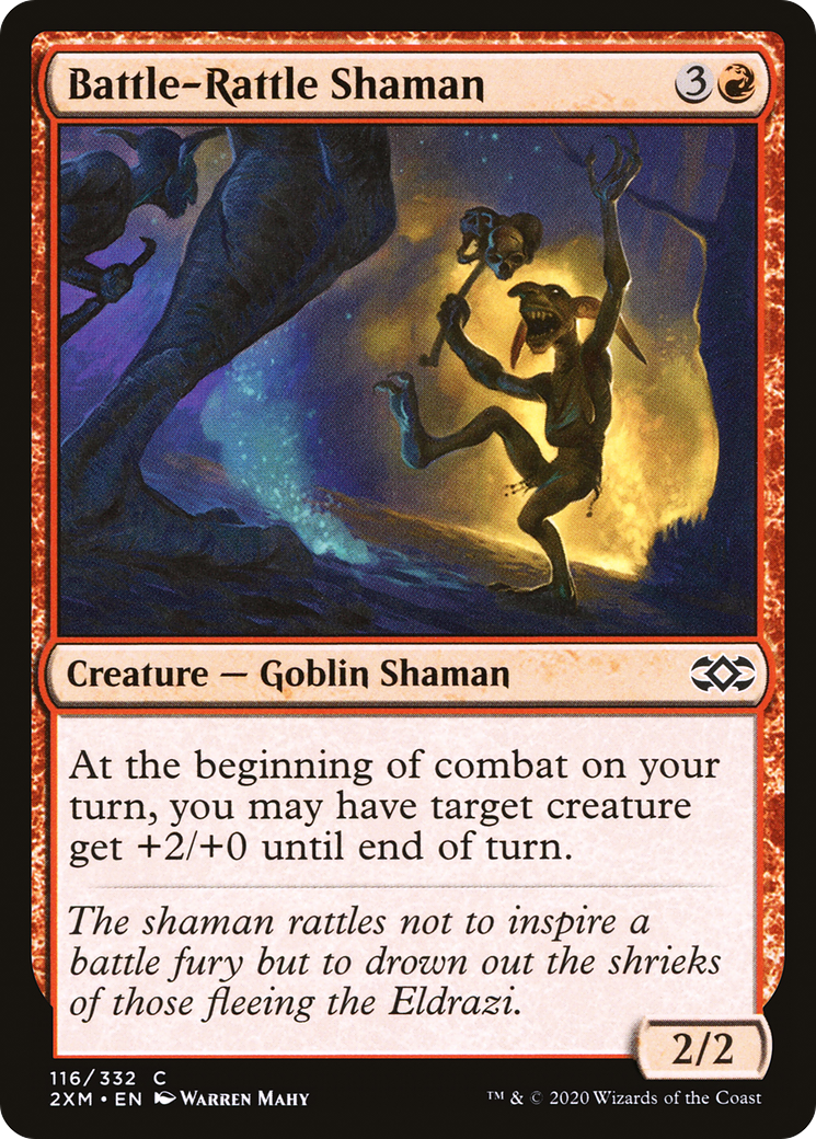 Battle-Rattle Shaman (2XM-116) [Double Masters] MTG Single Wizards of the Coast