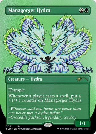 Managorger Hydra (Foil Etched) (SLD-306) [Secret Lair] Drop Series Foil MTG Single Wizards of the Coast
