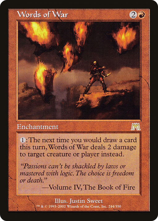 Words of War (ONS-244) [Onslaught] MTG Single Wizards of the Coast
