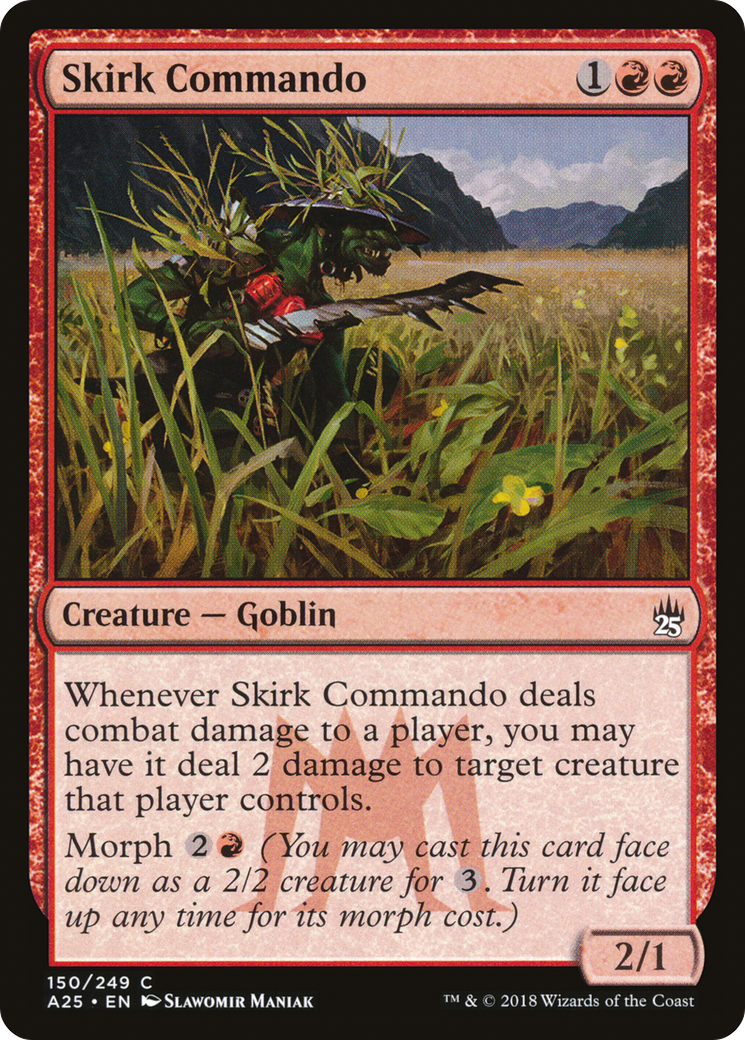 Skirk Commando (A25-150) [Masters 25] Foil MTG Single Wizards of the Coast