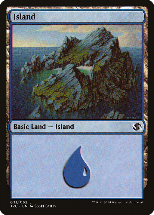 Island (DD3-031) [Misc] Duel Decks Anthology: Jace vs. Chandra MTG Single Wizards of the Coast