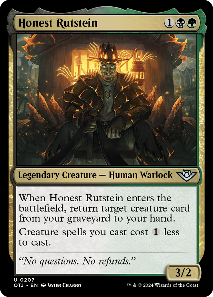 Honest Rutstein (OTJ-207) [Outlaws of Thunder Junction] MTG Single Wizards of the Coast