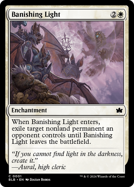 Banishing Light (BLB-001) [Bloomburrow] MTG Single Wizards of the Coast