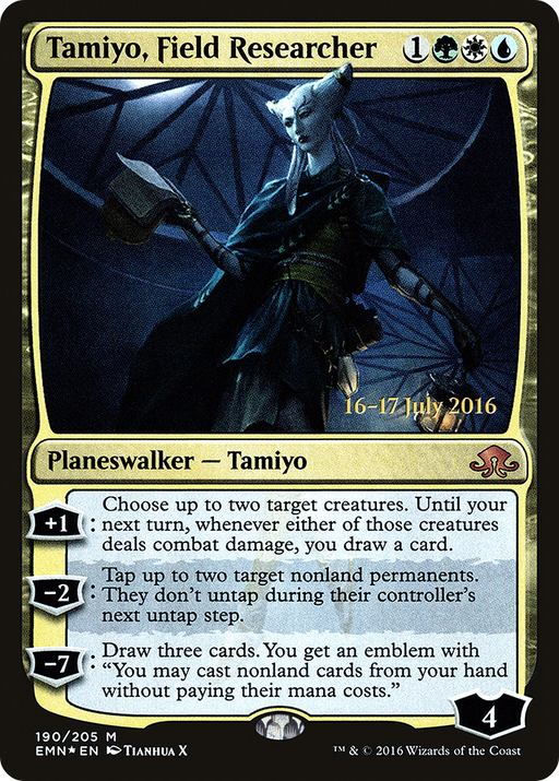 Tamiyo, Field Researcher (PRE-190) [Eldritch Moon Promos] Foil MTG Single Wizards of the Coast