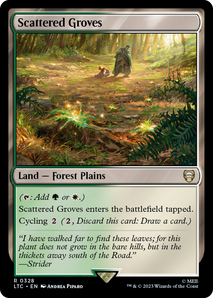 Scattered Groves (LTC-328) [Tales of Middle-earth Commander] MTG Single Wizards of the Coast