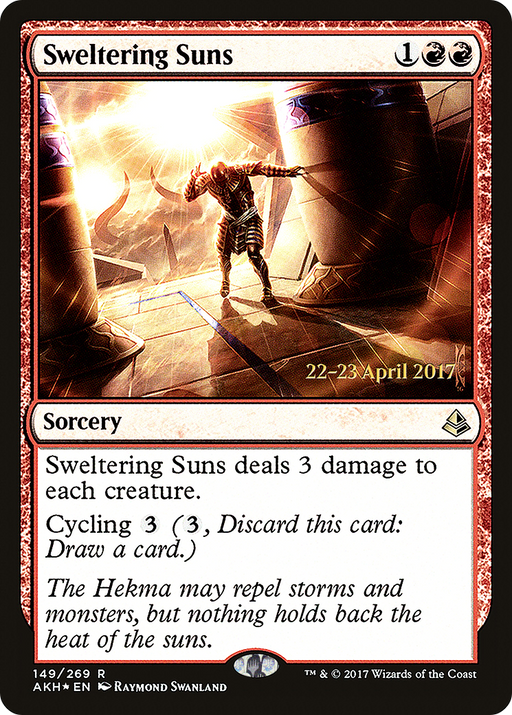 Sweltering Suns (PRE-149) [Amonkhet Promos] Foil MTG Single Wizards of the Coast