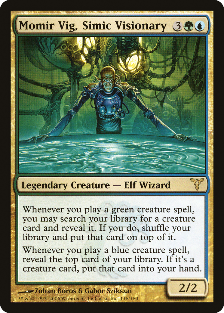 Momir Vig, Simic Visionary (DIS-118) [Dissension] MTG Single Wizards of the Coast