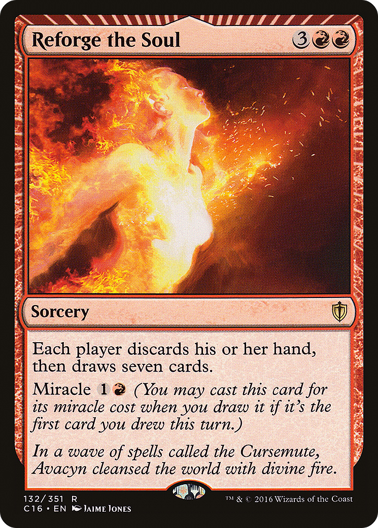 Reforge the Soul (C16-132) [Commander 2016] MTG Single Wizards of the Coast