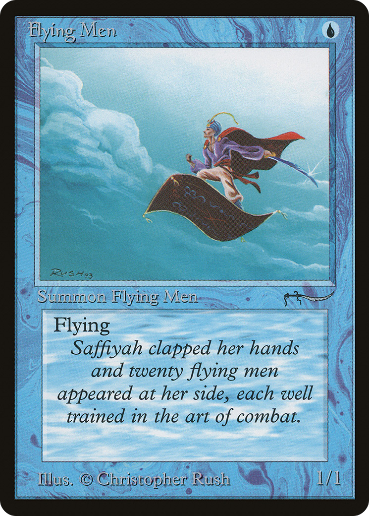 Flying Men (ARN-) [Oldschool] Arabian Nights MTG Single Wizards of the Coast