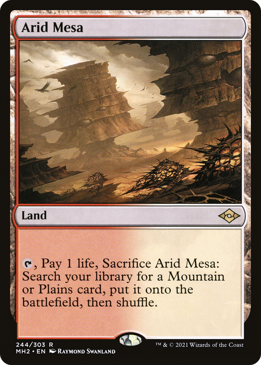 Arid Mesa (MH2-244) [Modern Horizons 2] Foil MTG Single Wizards of the Coast