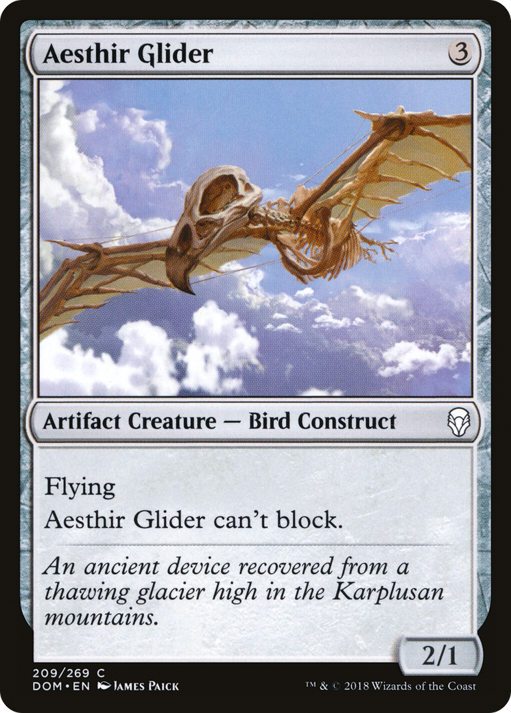 Aesthir Glider (DOM-209) [Dominaria] Foil MTG Single Wizards of the Coast