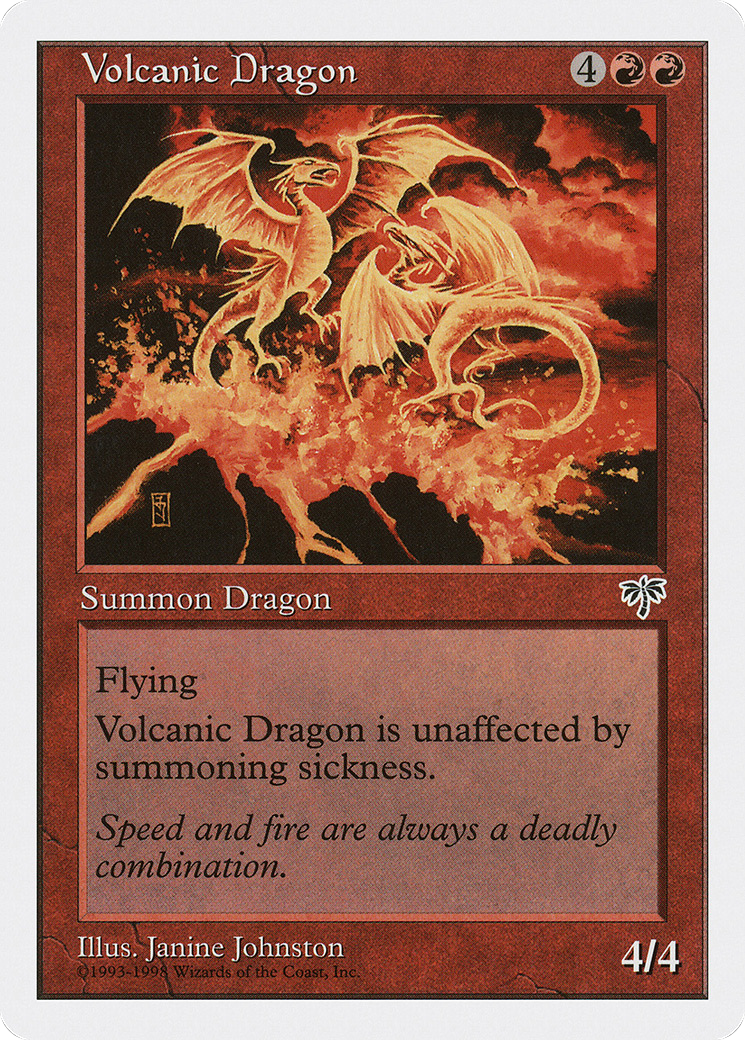 Volcanic Dragon (ATH-004) [Anthologies] MTG Single Wizards of the Coast