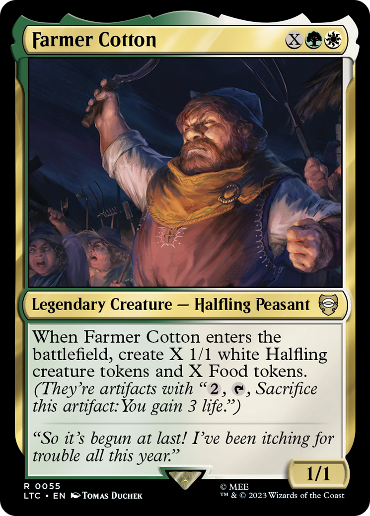 Farmer Cotton (LTC-055) [Tales of Middle-earth Commander] MTG Single Wizards of the Coast