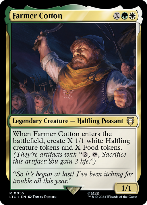 Farmer Cotton (LTC-055) [Tales of Middle-earth Commander] MTG Single Wizards of the Coast