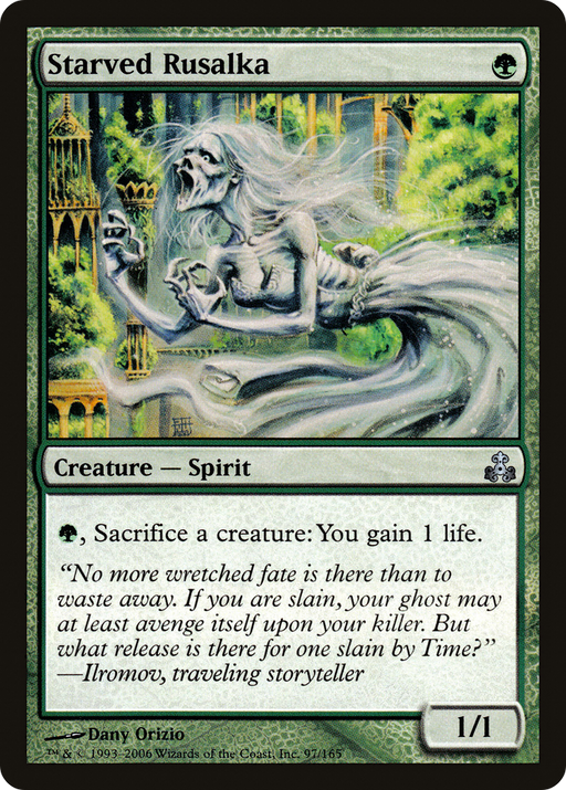 Starved Rusalka (GPT-097) [Guildpact] MTG Single Wizards of the Coast