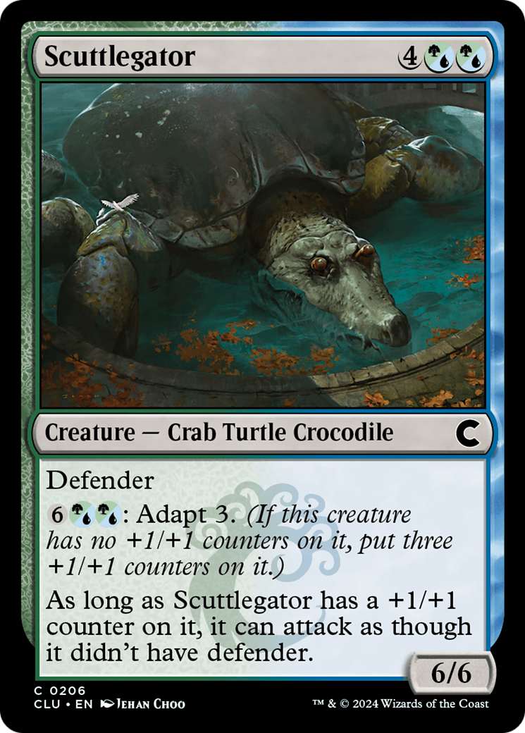 Scuttlegator (CLU-206) [Ravnica: Clue Edition] MTG Single Wizards of the Coast